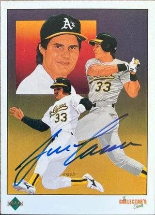 Jose Canseco Signed 1989 Upper Deck All-Star Baseball Card - Oakland A's #670