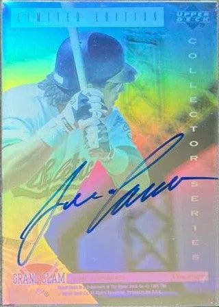 Jose Canseco Signed 1992 Upper Deck Denny's Grand Slam Holograms Baseball Card - Oakland A's
