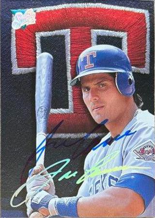 Jose Canseco Signed 1993 Studio Baseball Card - Texas Rangers - PastPros