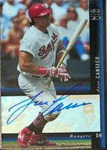 Jose Canseco Signed 1994 SP Holoview FX Baseball Card - Texas Rangers