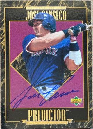 Jose Canseco Signed 1995 Upper Deck Predictor Award Winners Baseball Card - Boston Red Sox #H30 - PastPros