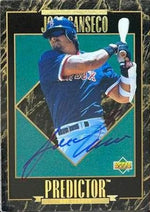 Jose Canseco Signed 1995 Upper Deck Predictor Award Winners Baseball Card - Boston Red Sox #R42