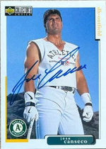 Jose Canseco Signed 1998 Collector's Choice Baseball Card - Oakland A's