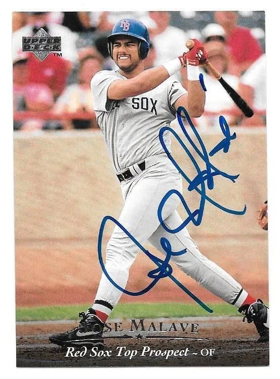 Jose Malave Signed 1995 Upper Deck Minors Baseball Card - Boston Red Sox