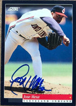 Jose Mesa Signed 1994 Score Baseball Card - Cleveland Indians - PastPros