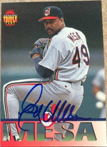Jose Mesa Signed 1994 Triple Play Baseball Card - Cleveland Indians