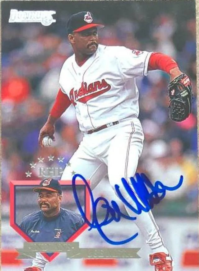 Jose Mesa Signed 1995 Donruss Baseball Card - Cleveland Indians