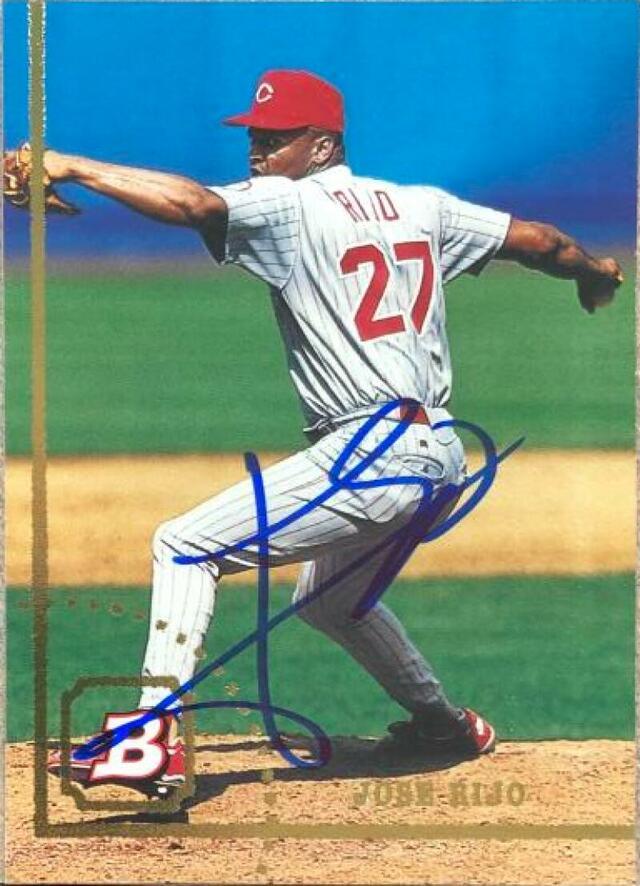 Jose Rijo Signed 1994 Bowman Baseball Card - Cincinnati Reds - PastPros