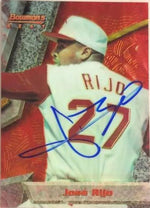 Jose Rijo Signed 1994 Bowman's Best Baseball Card - Cincinnati Reds