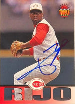 Jose Rijo Signed 1994 Donruss Triple Play Baseball Card - Cincinnati Reds