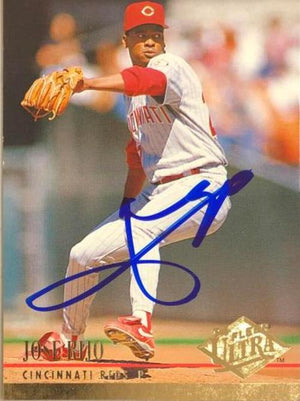 Jose Rijo Signed 1994 Fleer Ultra Baseball Card - Cincinnati Reds - PastPros