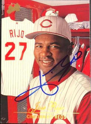 Jose Rijo Signed 1994 Studio Baseball Card - Cincinnati Reds - PastPros