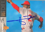 Jose Rijo Signed 1994 Upper Deck Baseball Card - Cincinnati Reds