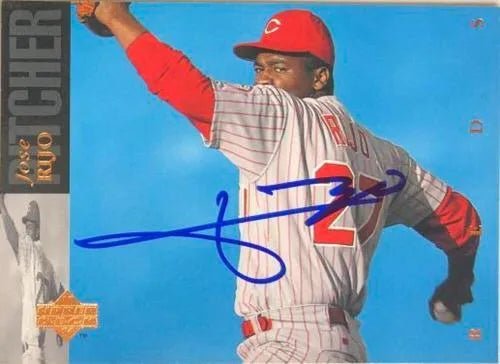 Jose Rijo Signed 1994 Upper Deck Baseball Card - Cincinnati Reds
