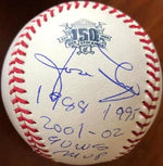 Jose Rijo Signed Cincinnati Reds 150th Anniversary Baseball 1988-95, 2001-02 90 WS MVP
