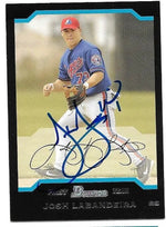 Josh Labandeira Signed 2004 Bowman Baseball Card - Montreal Expos
