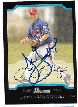 Josh Labandeira Signed 2004 Bowman Baseball Card - Montreal Expos - PastPros