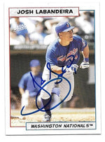 Josh Labandeira Signed 2005 Topps Bazooka Baseball Card - Montreal Expos - PastPros