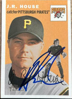 JR House Signed 2003 Topps Heritage Baseball Card - Pittsburgh Pirates - PastPros