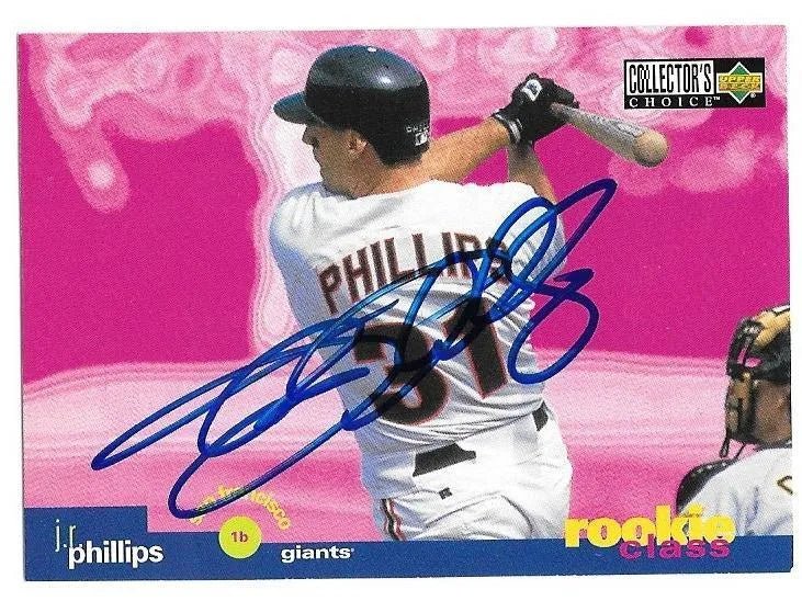 JR Phillips Signed 1995 Collector's Choice SE Baseball Card - San Francisco Giants