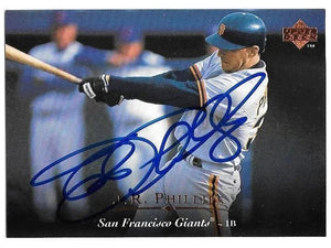 JR Phillips Signed 1995 Upper Deck Baseball Card - San Francisco Giants