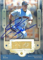 JR Phillips Signed 1999 SPx Baseball Card - San Francisco Giants