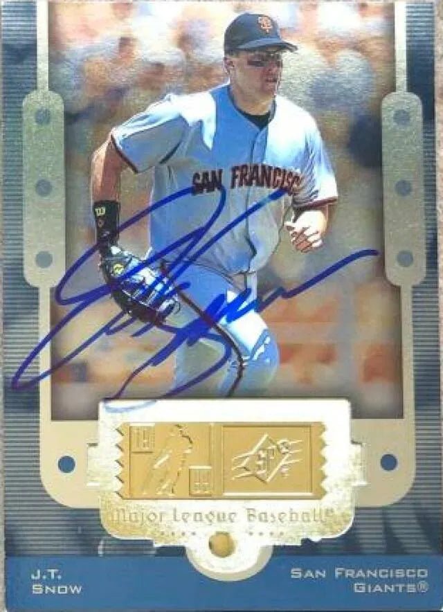 JR Phillips Signed 1999 SPx Baseball Card - San Francisco Giants