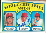 JR Richard Signed 1972 Topps Baseball Card - Houston Astros - PastPros