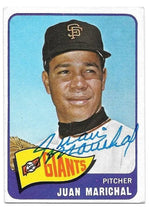 Juan Marichal Signed 1965 Topps Baseball Card - San Francisco Giants
