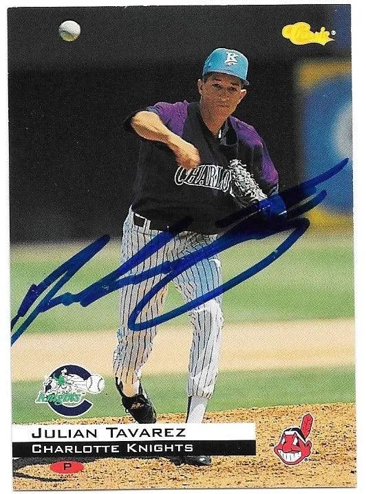 Julian Tavarez Signed 1994 Classic Baseball Card - Charlotte Knights