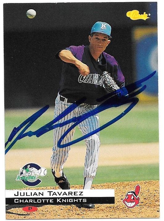 Julian Tavarez Signed 1994 Classic Baseball Card - Charlotte Knights - PastPros