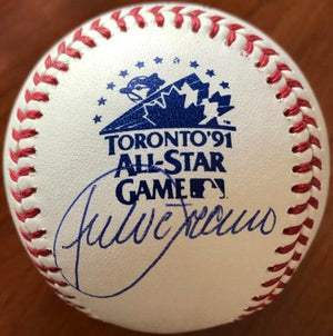Julio Franco Signed 1991 All-Star Game Baseball - PastPros
