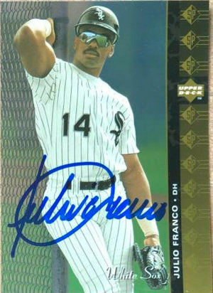 Julio Franco Signed 1994 SP Baseball Card - Chicago White Sox - PastPros