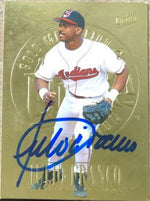 Julio Franco Signed 1996 Fleer Ultra Gold Medallion Baseball Card - Cleveland Indians