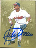 Julio Franco Signed 1996 Fleer Ultra Gold Medallion Baseball Card - Cleveland Indians - PastPros