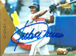 Julio Franco Signed 1996 Pinnacle Baseball Card - Cleveland Indians