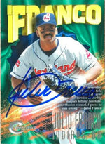 Julio Franco Signed 1997 Circa Baseball Card - Cleveland Indians