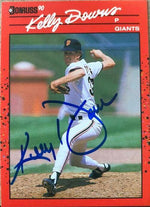 Kelly Downs Signed 1990 Donruss Baseball Card - San Francisco Giants - PastPros