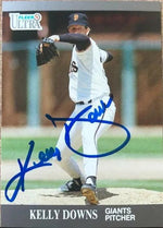 Kelly Downs Signed 1991 Fleer Ultra Baseball Card - San Francisco Giants