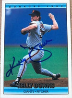 Kelly Downs Signed 1992 Donruss Baseball Card - San Francisco Giants