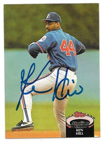 Ken Hill Signed 1992 Topps Stadium Baseball Card - Montreal Expos - PastPros
