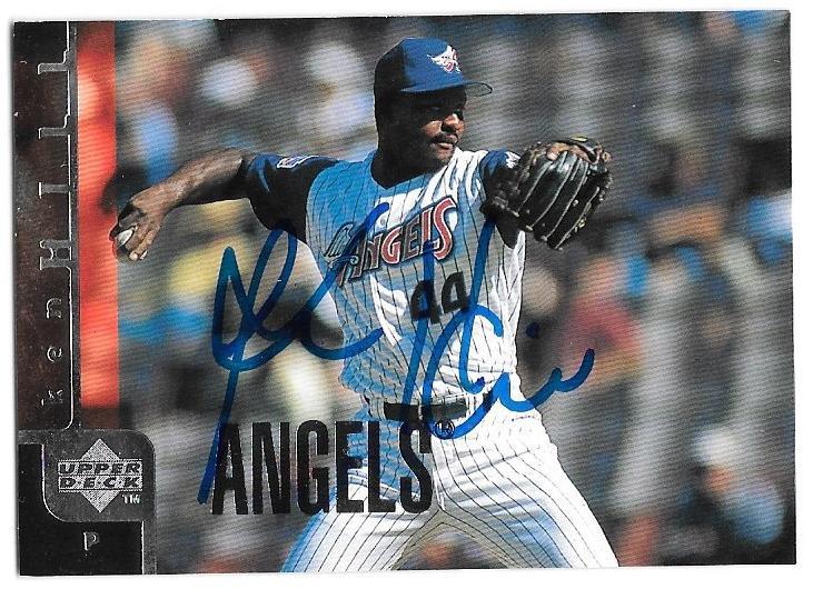 Ken Hill Signed 1998 Upper Deck Baseball Card - Anaheim Angels - PastPros