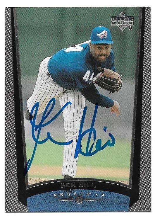 Ken Hill Signed 1999 Upper Deck Baseball Card - Anaheim Angels