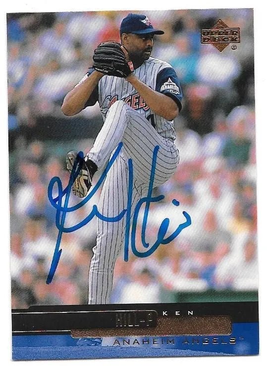 Ken Hill Signed 2000 Upper Deck Baseball Card - Anaheim Angels