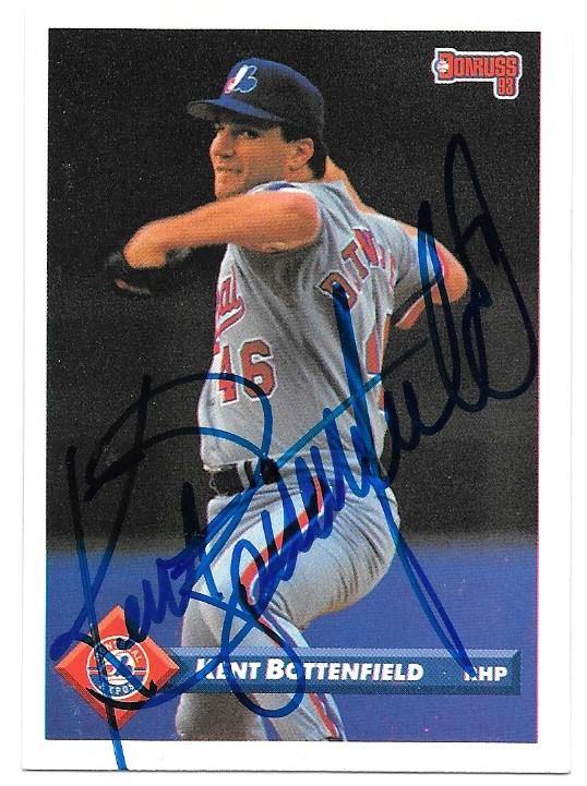 Kent Bottenfield Signed 1993 Donruss Baseball Card - Montreal Expos - PastPros