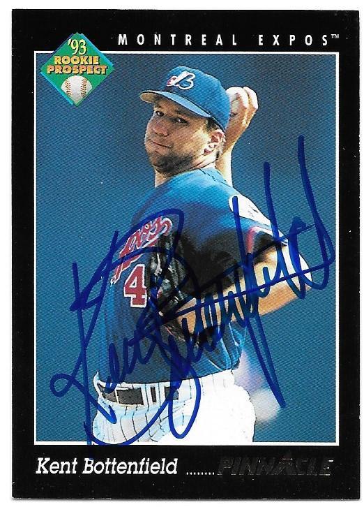 Kent Bottenfield Signed 1993 Pinnacle Baseball Card - Montreal Expos - PastPros