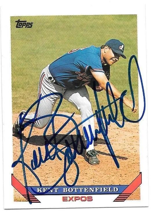 Kent Bottenfield Signed 1993 Topps Baseball Card - Montreal Expos