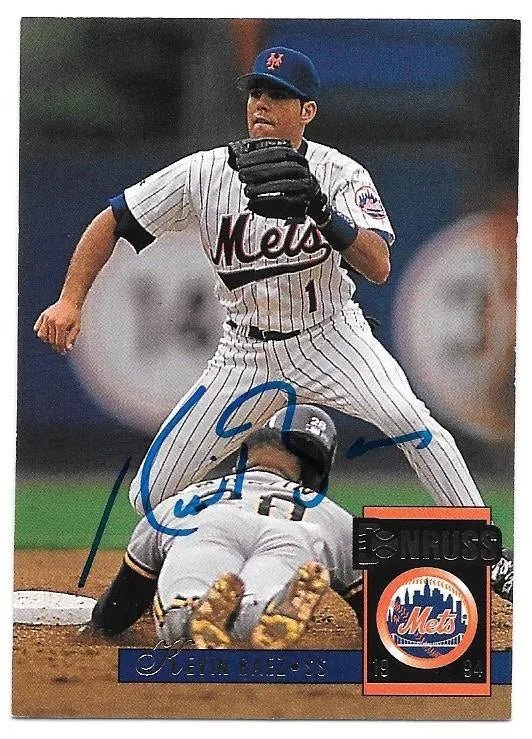 Kevin Baez Signed 1994 Donruss Baseball Card - New York Mets