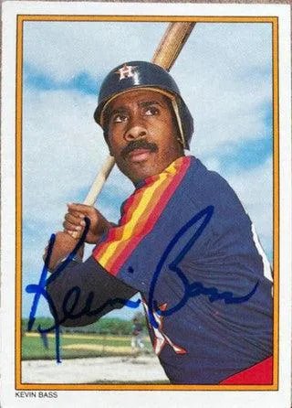 Kevin Bass Signed 1987 Topps All-Star Set Baseball Card - Houston Astros