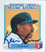 Kevin Bass Signed 1988 Starting Lineup Talking Baseball Card - Houston Astros
